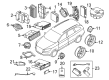 Diagram for Audi Car Speakers - 8R0-035-415-C