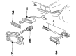 Diagram for Audi 4000 Quattro Light Socket - 811-953-053-E