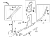 Diagram for Audi S7 Sportback Pillar Panels - 4K8-867-244-D-2O9