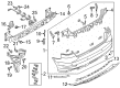 Diagram for Audi S3 Bumper - 8V5-807-067-C-GRU