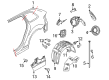 Diagram for Audi A3 Quattro Fuel Door - 8P4-809-907-D-GRU