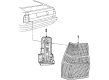 Diagram for Audi Tail Light Lens - 855-945-218-A