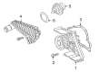 Diagram for Audi Water Pump Gasket - 06C-121-043