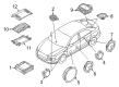 Diagram for Audi Car Speakers - 8V4-035-411-B