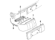 Diagram for Audi Coupe Quattro Light Socket - 895-971-273