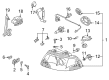 Diagram for Audi Light Socket - 8D0-953-053-B