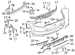 Diagram for Audi TT RS Quattro Grille - 8S0-807-833-B-3FZ