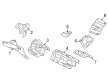Diagram for Audi A4 allroad Exhaust Heat Shield - 8W1-804-163-D