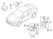 Diagram for Audi S5 Lighting Control Module - 4H0-907-357-B