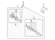 Diagram for Audi Axle Shaft - 8N0-407-452-DX