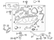 Diagram for Audi Headlight Bulb - N-105-661-02