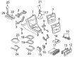 Diagram for Audi Shift Indicator - 8D1-713-110-A