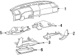 Diagram for Audi 5000 Quattro Instrument Cluster - 447-857-006-3BY
