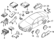 Diagram for Audi Car Speakers - 4G8-035-297-A