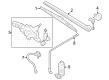 Diagram for Audi Q4 e-tron Wiper Motor - 8V0-955-711-C