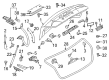 Diagram for Audi Liftgate Lock Actuator - 4F5-827-505-D