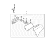 Diagram for Audi S4 Back Up Light - 8E9-945-093-A