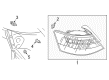 Diagram for Audi A3 Sportback e-tron Tail Light - 8V4-945-096-B