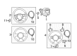 Diagram for Audi A3 Quattro Steering Wheel - 8R0-419-091-S-1KT