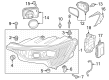 Diagram for Audi SQ8 e-tron Sportback Headlight - 4KE-941-783-E