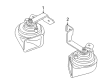 Diagram for Audi S8 Horn - 4E0-951-209-F