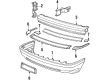 Diagram for Audi 80 Quattro Bumper Cover - 893-807-105-D-7DL