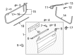 Diagram for Audi RS5 Door Seal - 8F0-831-707-B