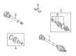 Diagram for Audi CV Boot - 3B0-498-203-A