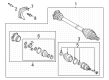 Diagram for Audi A6 Quattro CV Joint - 4N0-498-103-A
