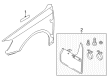 Diagram for Audi A3 Sportback e-tron Emblem - 8V4-853-601-2ZZ