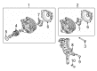 Diagram for Audi S3 Alternator Bracket - 06L-903-143-A