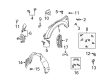 Diagram for Audi TT Wheelhouse - 8N0-821-172-B