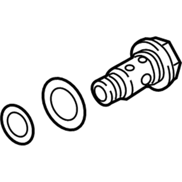 WHT-005-635-A - Genuine Audi Banjo Bolt