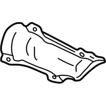 2002 Audi TT Exhaust Heat Shield - 8N0-803-313