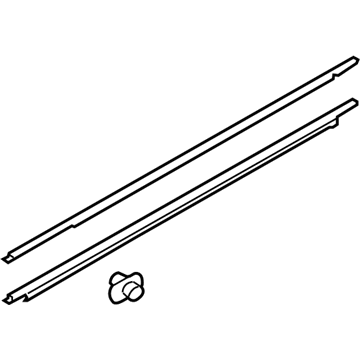 2002 Audi A4 Weather Strip - 8E0-853-763-G