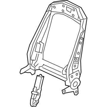 Audi 4K0-881-515-B Seat Back Assembly