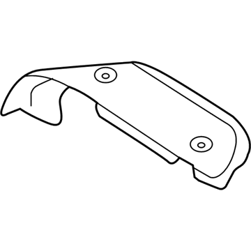 2002 Audi TT Exhaust Heat Shield - 06A-129-597-N