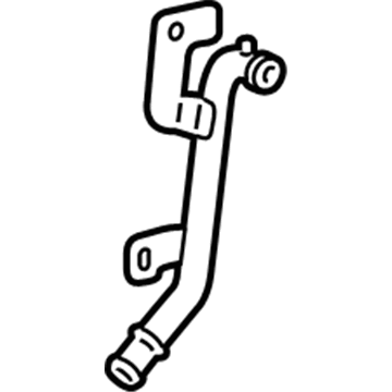 Audi 8K0-145-931-D Water Inlet Tube
