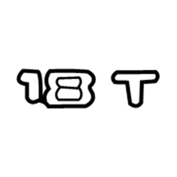 Audi 8L0-853-743-G-2ZZ Nameplate