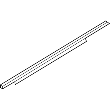 2011 Audi A8 Quattro Door Moldings - 4H4-853-763-C-2ZZ