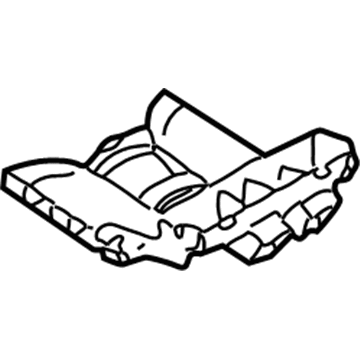 Audi 4B1-819-151-B Lower Duct