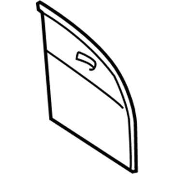 Audi 8E9-863-989-3BX Compartment Door