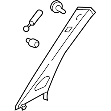 2023 Audi Q7 Pillar Panels - 4M0-867-233-F-WO1