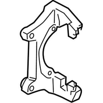Audi 4E0-615-125-A Caliper Mount