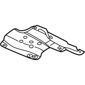 2023 Audi A8 Quattro Exhaust Heat Shield - 4N0-825-712-F