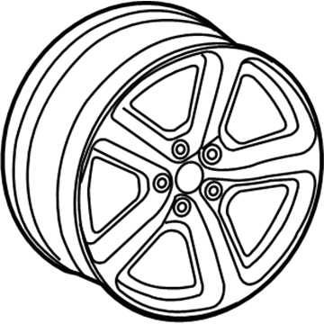 Audi 4E0-601-025-AD-1H7 Wheel, Alloy