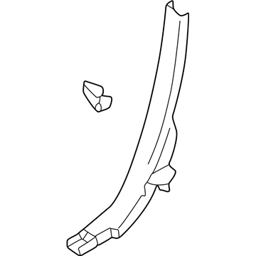 2002 Audi Allroad Quattro Pillar Panels - 4B0-867-767-C-43Y