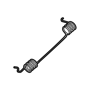 Audi 971-609-715 Parking Brake Shoes Spring