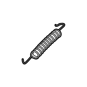 Audi 298-609-717 Parking Brake Shoes Tension Spring