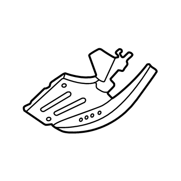 Audi 9J1-813-775-Y Side Reinforcement